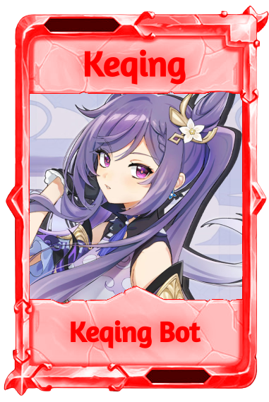 Keqing in the Brass frame morphed #FF0000 with Color