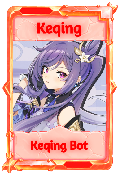 Keqing in the Brass frame morphed #FF0000 with Lighten