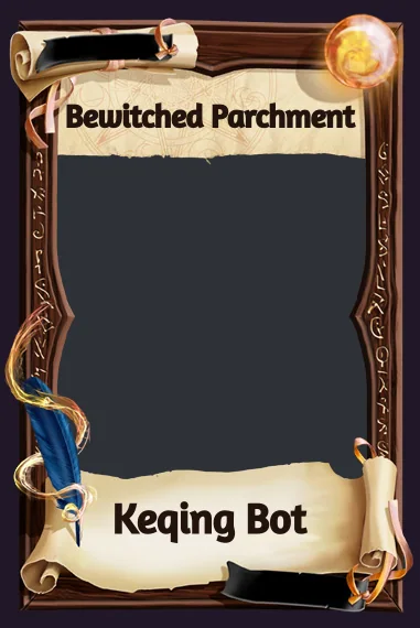 Bewitched Parchment frame