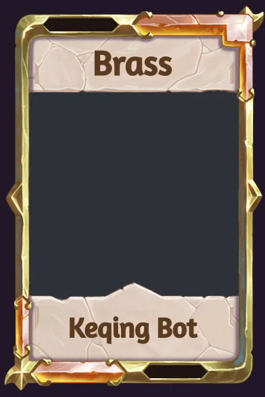 Brass frame