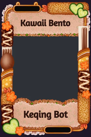 Kawaii Bento frame