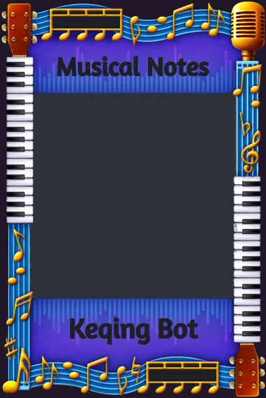 Musical Notes frame