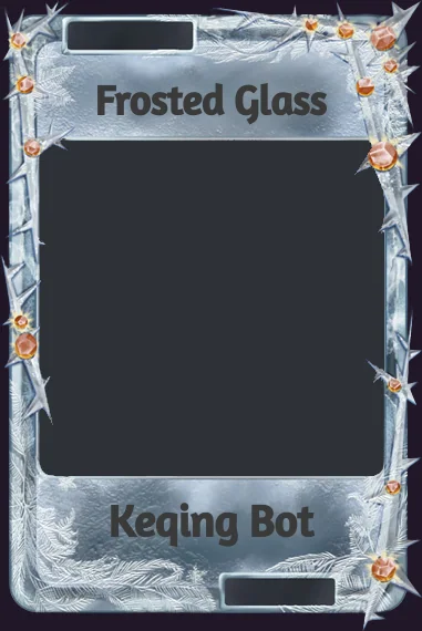 Frosted Glass frame