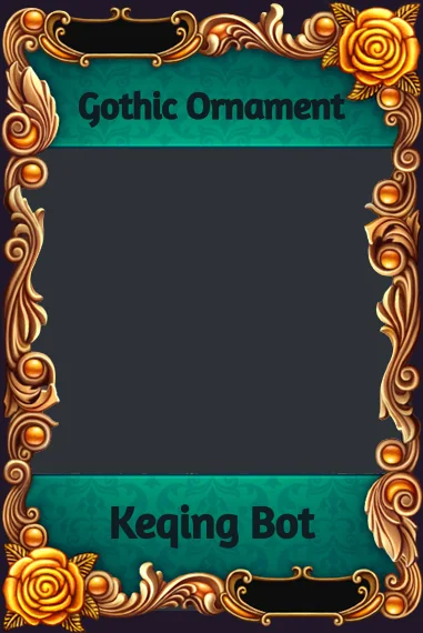 Gothic Ornament frame
