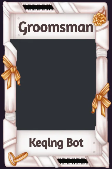 Groomsman frame