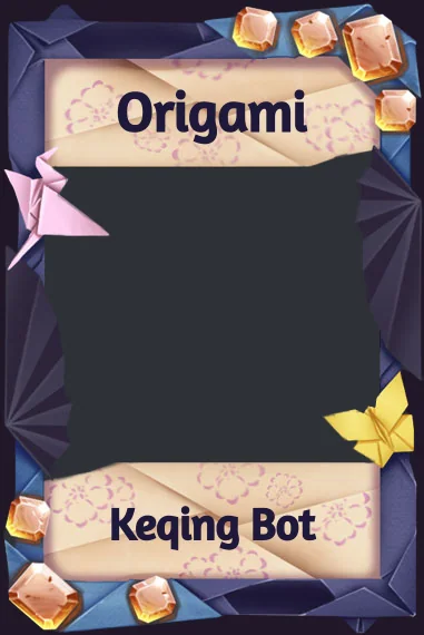 Origami frame