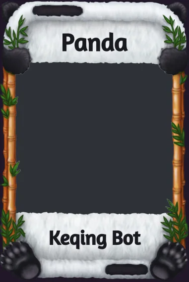 Panda frame