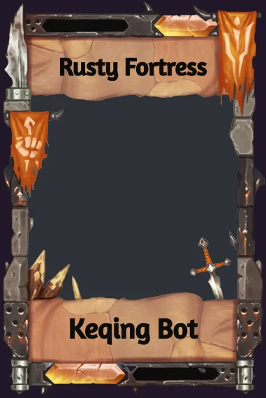 Rusty Fortress frame