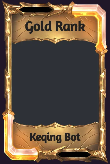 Gold Rank frame