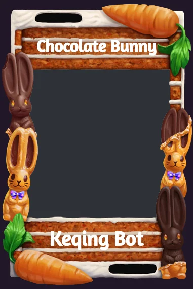 Chocolate Bunny frame