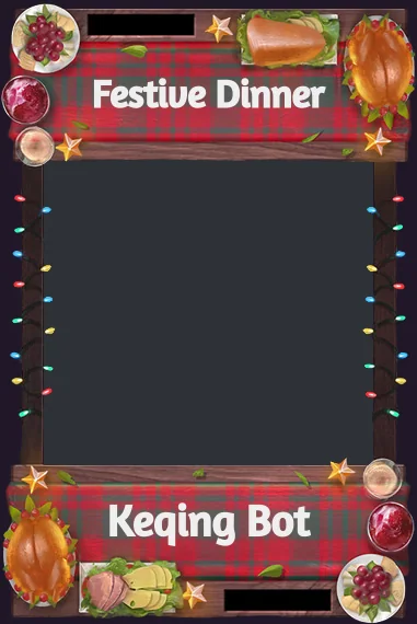 Festive Dinner frame