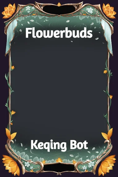 Flowerbuds frame