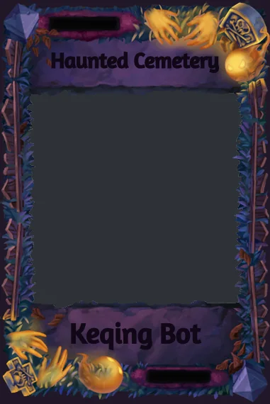 Haunted Cemetery frame