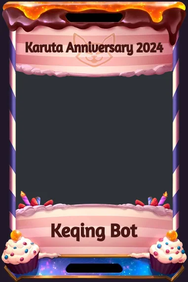 Karuta Anniversary 2024 frame
