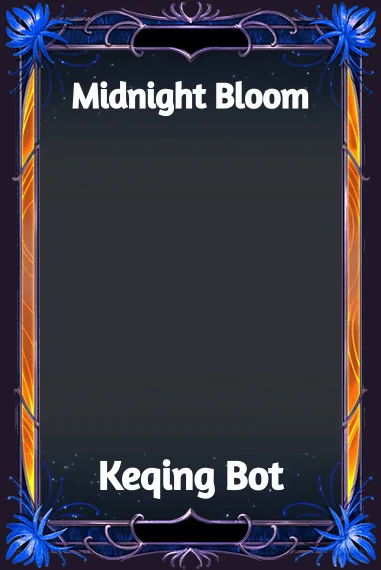 Midnight Bloom frame