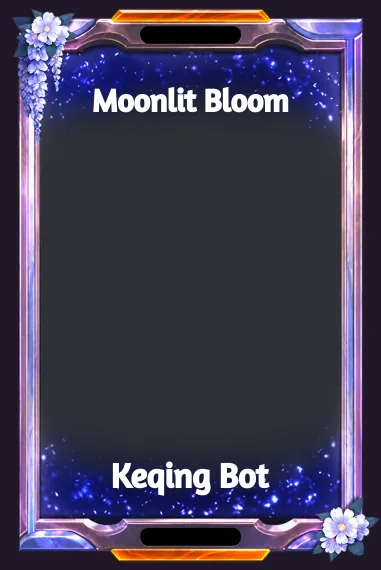 Moonlit Bloom frame