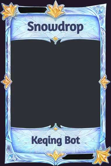 Snowdrop frame