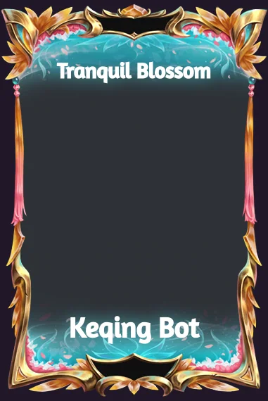 Tranquil Blossom frame