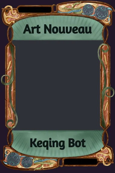 Art Nouveau frame