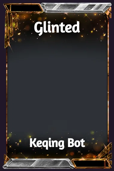 Glinted frame