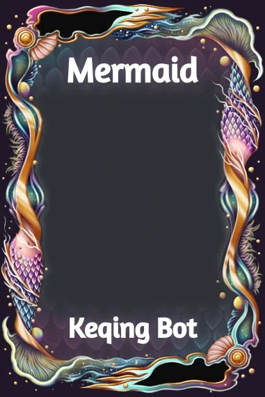 Mermaid frame