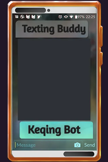 Texting Buddy frame